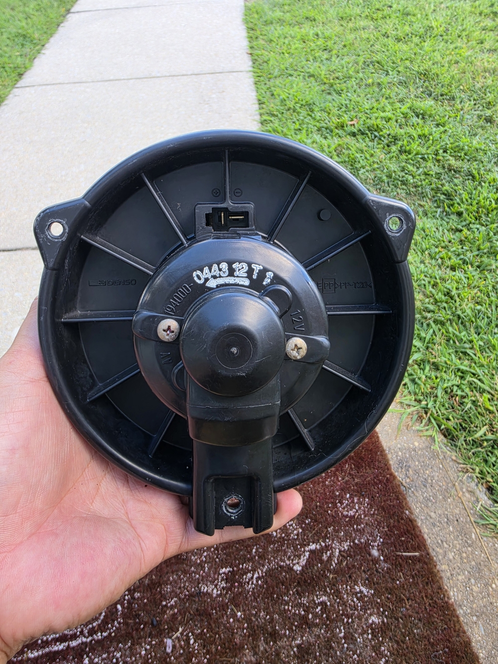 Universal 12V Black Electric Vehicle Horn / Blower